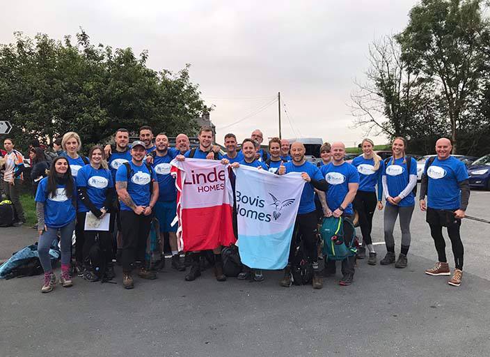 ‘Aint no mountain high enough for fundraising Yorkshire housebuilding staff